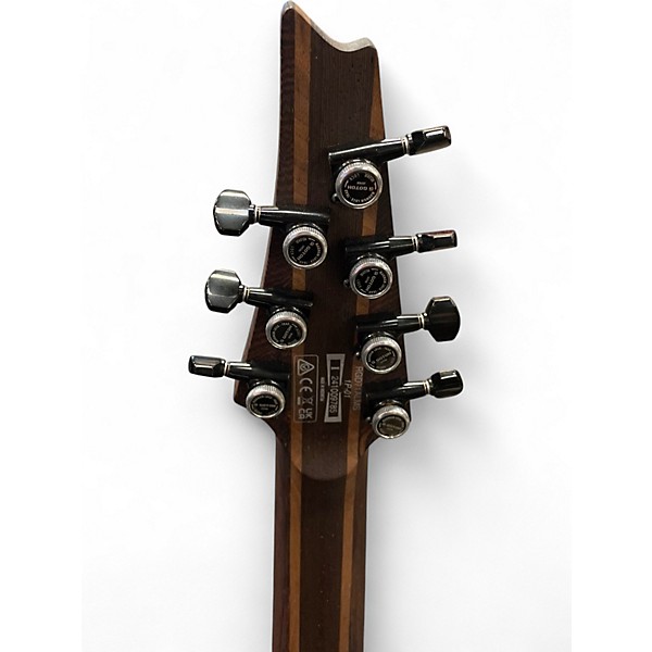 Used Ibanez RGD71ALMS AXION LABEL Multi-Scale 7 Black Aurora Burst Solid Body Electric Guitar