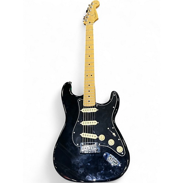 Used Fender Player Stratocaster Black Solid Body Electric Guitar