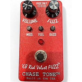 Used Chase Tone 68 RED VELVET FUZZ Effect Pedal