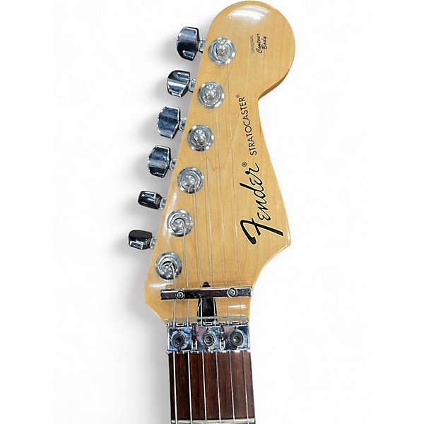 Used Fender FSR Standard Stratocaster HSS Silver Solid Body Electric Guitar
