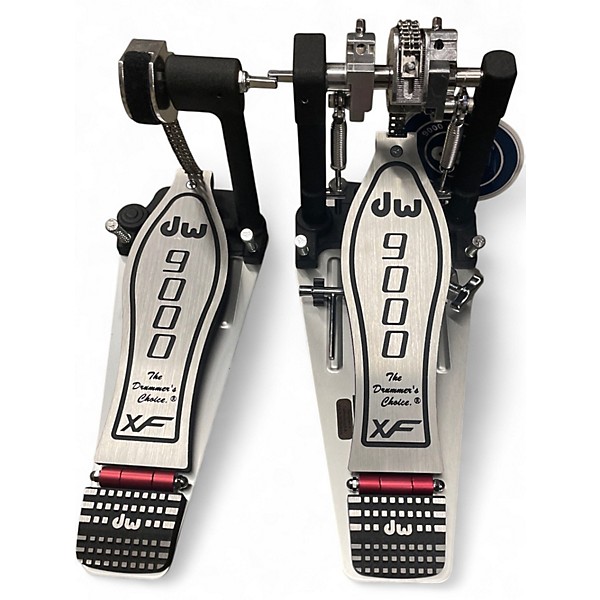 Used DW 9000 Series Double Double Bass Drum Pedal