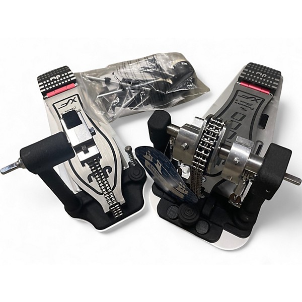 Used DW 9000 Series Double Double Bass Drum Pedal