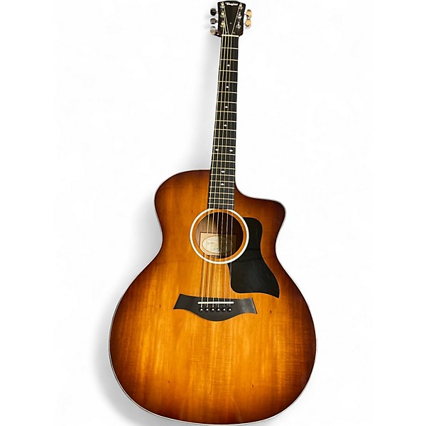 Used Taylor 224CEKDLX 2 Tone Sunburst Acoustic Electric Guitar