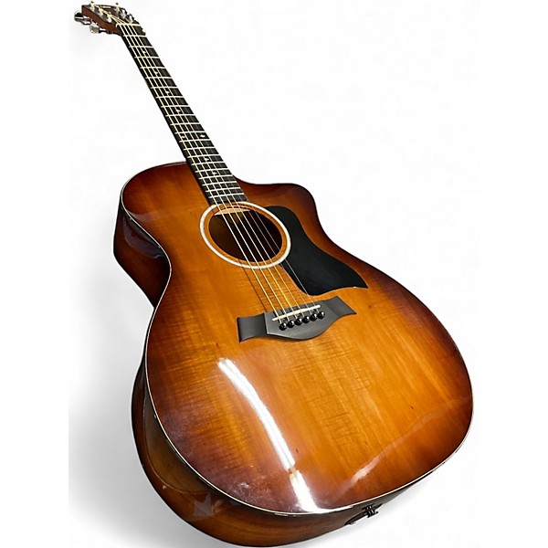 Used Taylor 224CEKDLX 2 Tone Sunburst Acoustic Electric Guitar