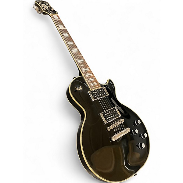 Used Epiphone Les Paul Custom Black Solid Body Electric Guitar