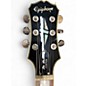 Used Epiphone Les Paul Custom Black Solid Body Electric Guitar