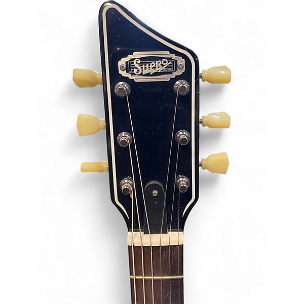 Used Supro WESTBURY Olympic White Solid Body Electric Guitar