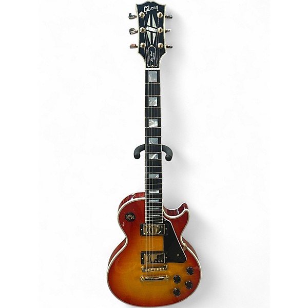 Used Gibson Les Paul Custom Cherry Sunburst Solid Body Electric Guitar
