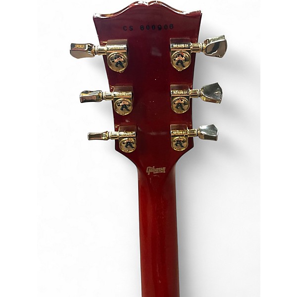 Used Gibson Les Paul Custom Cherry Sunburst Solid Body Electric Guitar