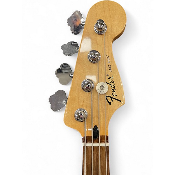 Used 2016 Fender Standard Jazz Bass Brown Sunburst Electric Bass Guitar