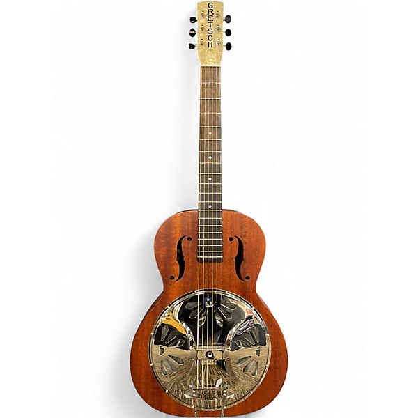 Used Gretsch Guitars G9200 Boxcar Round Neck Natural Resonator Guitar