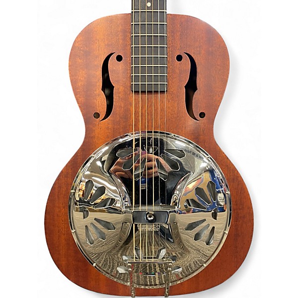 Used Gretsch Guitars G9200 Boxcar Round Neck Natural Resonator Guitar