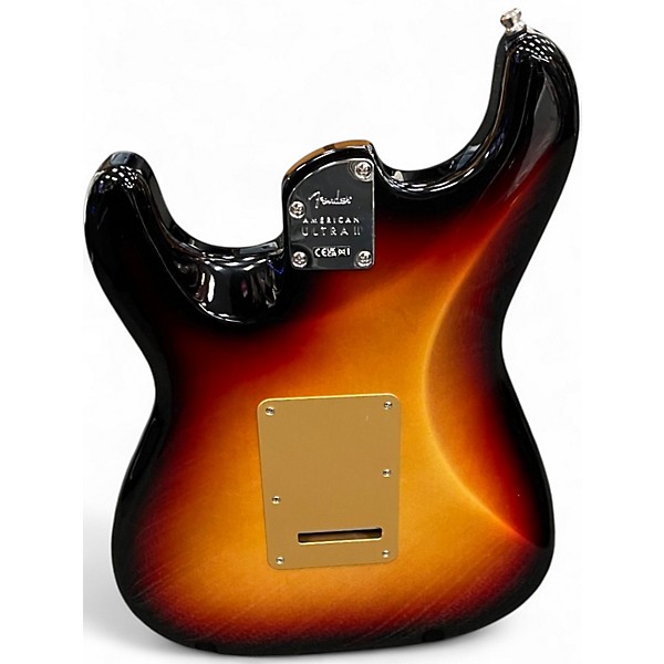Used Fender american ultra II stratocaster sunburst Solid Body Electric Guitar