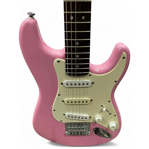 Used Squier Mini Affinity Stratocaster Pink Electric Guitar