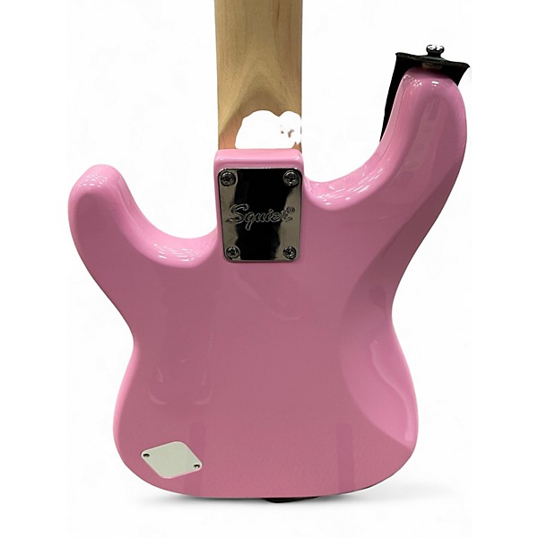 Used Squier Mini Affinity Stratocaster V2 Pink Solid Body Electric Guitar