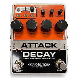 Used Electro-Harmonix ATTACK DECAY TAPE REVERSE SIMULATOR Effect Pedal