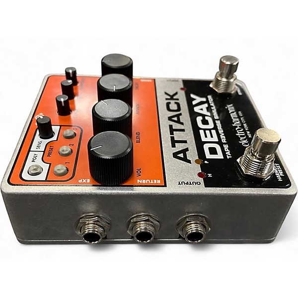 Used Electro-Harmonix ATTACK DECAY TAPE REVERSE SIMULATOR Effect Pedal