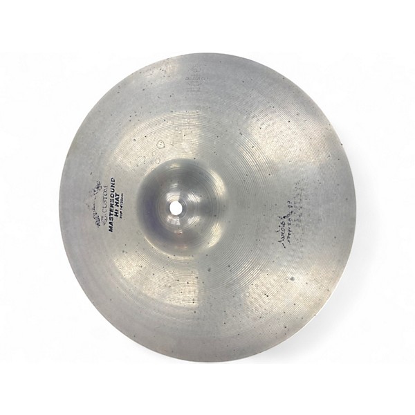 Used Zildjian 14in A Custom Mastersound Hi Hat Pair Cymbal