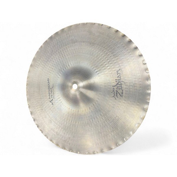Used Zildjian 14in A Custom Mastersound Hi Hat Pair Cymbal