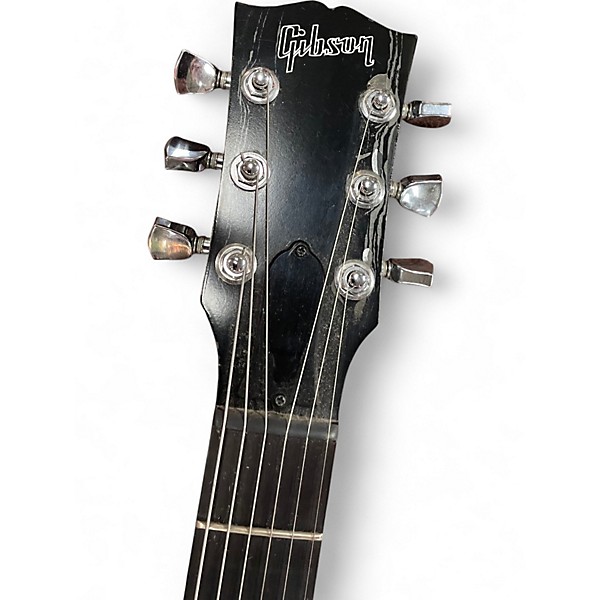 Used 2000 Gibson Les Paul Gothic Morte black Solid Body Electric Guitar