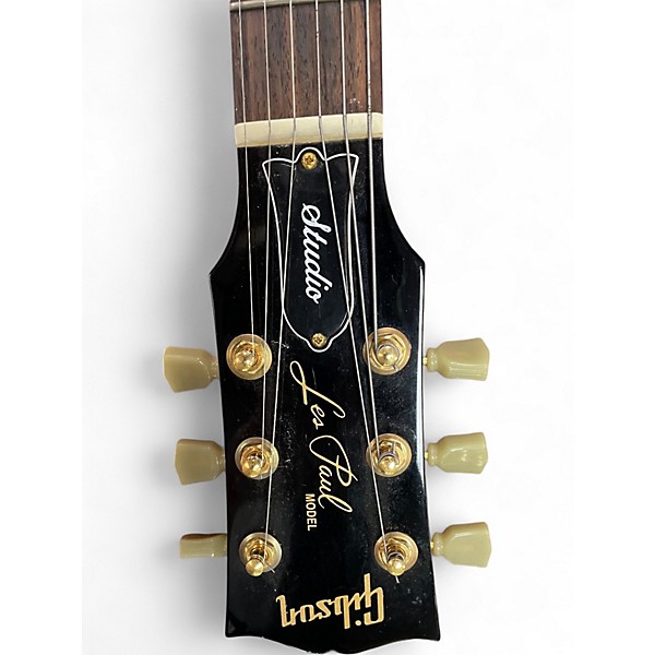 Used 2007 Gibson Les Paul Studio Dark Wine Solid Body Electric Guitar