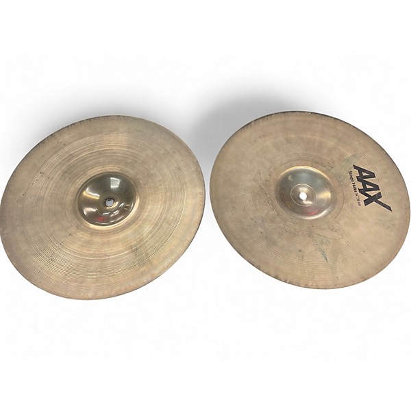 Used 2010s SABIAN 14in AAX Stage Hi Hat Pair Cymbal
