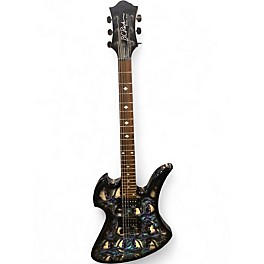 Used B.C. Rich Mockingbird Body Art Forty Lashes Solid Body Electric Guitar