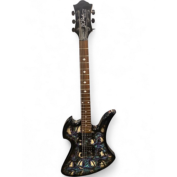 Used B.C. Rich Mockingbird Body Art Forty Lashes Solid Body Electric Guitar