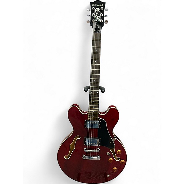 Used Springfield 335 Red Hollow Body Electric Guitar