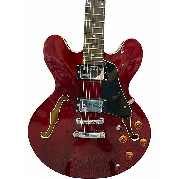Used Springfield 335 Red Hollow Body Electric Guitar
