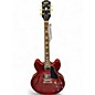 Used Epiphone ES335 FIGURED Trans Red Hollow Body Electric Guitar thumbnail
