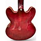 Used Epiphone ES335 FIGURED Trans Red Hollow Body Electric Guitar