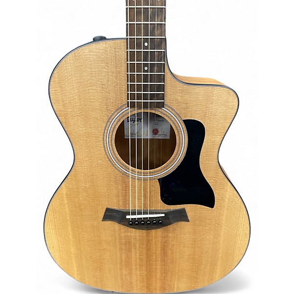 Used Taylor 114CE Natural Acoustic Electric Guitar
