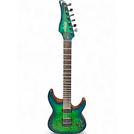 Used Schecter Guitar Research CR-6 AQUABURST Solid Body Electric Guitar