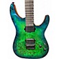Used Schecter Guitar Research CR-6 AQUABURST Solid Body Electric Guitar