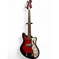 Vintage 1960s Kingston Short scale Red burst Electric Bass Guitar thumbnail