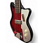 Vintage 1960s Kingston Short scale Red burst Electric Bass Guitar