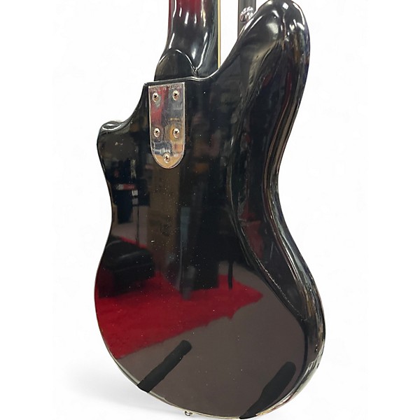 Vintage 1960s Kingston Short scale Red burst Electric Bass Guitar