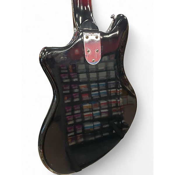 Vintage 1960s Kingston Short scale Red burst Electric Bass Guitar