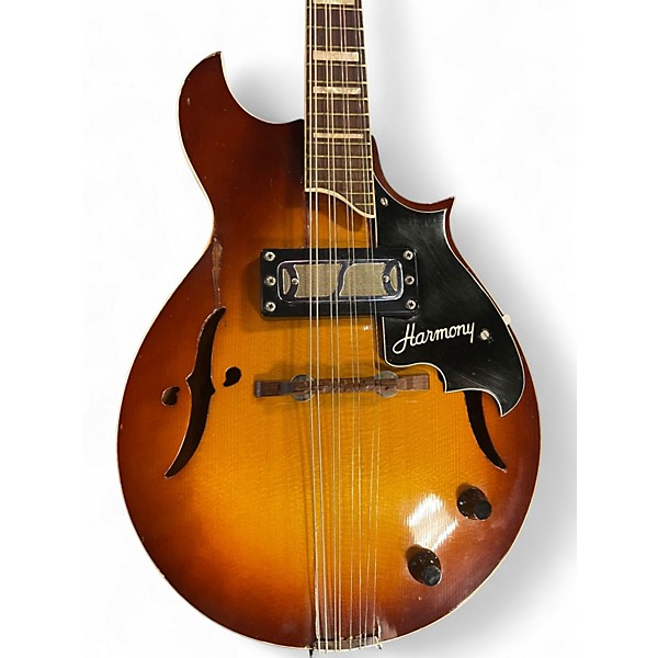 Vintage 1960s Harmony H-35  Sunburst Mandolin