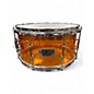 Used Pork Pie 7X13 Piglite snare Amber Drum thumbnail