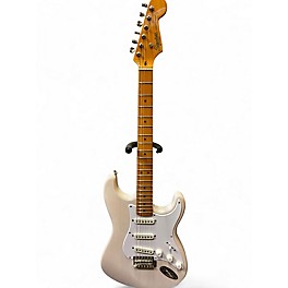 Used Squier Classic Vibe 1960S Stratocaster Antique White Solid Body Electric Guitar