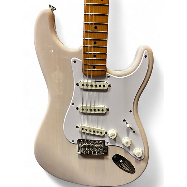 Used Squier Classic Vibe 1960S Stratocaster Antique White Solid Body Electric Guitar