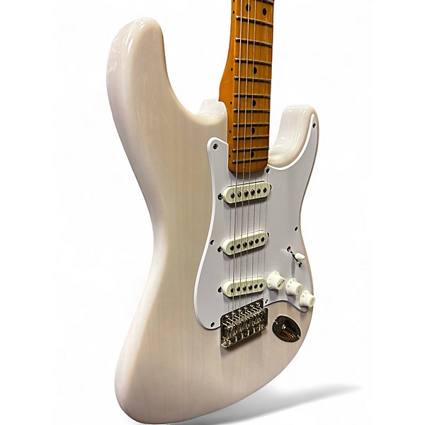Used Squier Classic Vibe 1960S Stratocaster Antique White Solid Body Electric Guitar