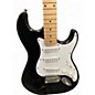 Used Silvertone St Style Black Solid Body Electric Guitar
