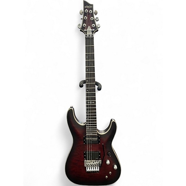 Used Schecter Guitar Research C1 Floyd Rose Platinum SUSTAINIAC Gray Solid Body Electric Guitar
