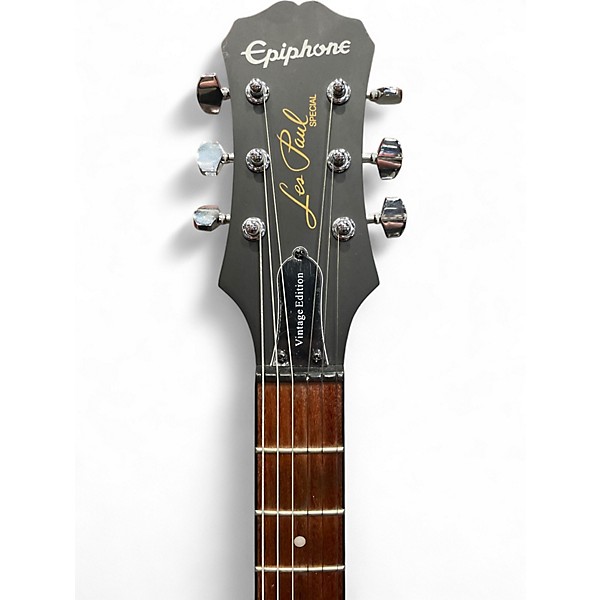 Used Epiphone Les Paul Special Vintage Edition Ebony Solid Body Electric Guitar