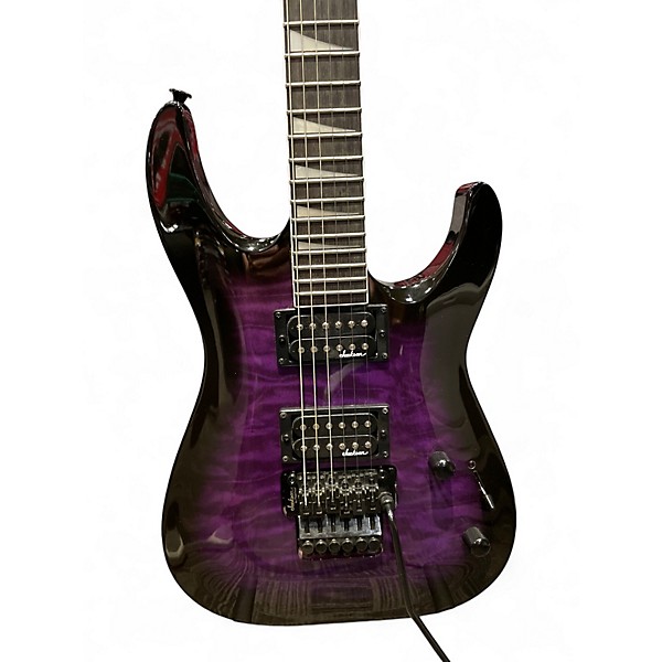 Used Jackson JS32 Dinky TRANSPARENT PURPLE BURST Solid Body Electric Guitar