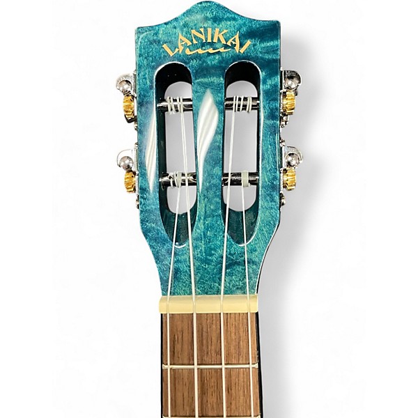 Used Lanikai QM-BLCE MAPLE BLUE STAIN Ukulele