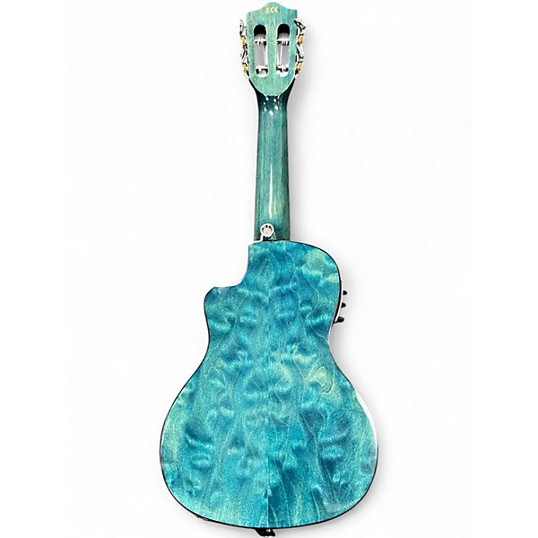 Used Lanikai QM-BLCE MAPLE BLUE STAIN Ukulele
